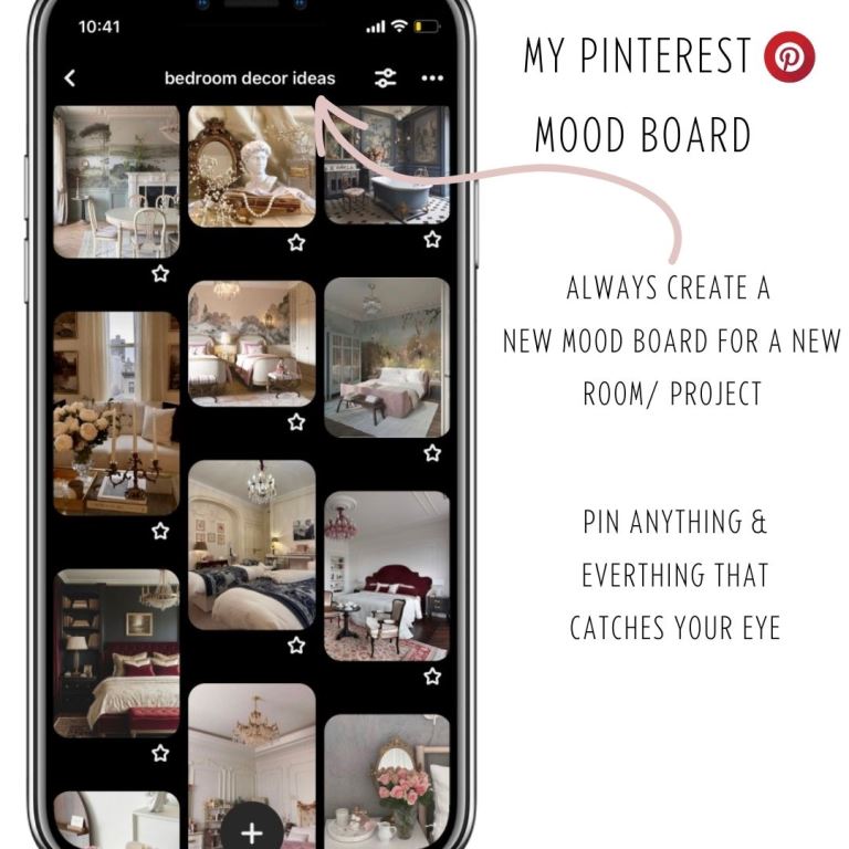 How to create mood board in Pinterest