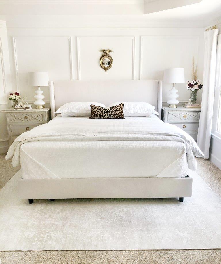 old money decor ideas white linen sheets wainscot